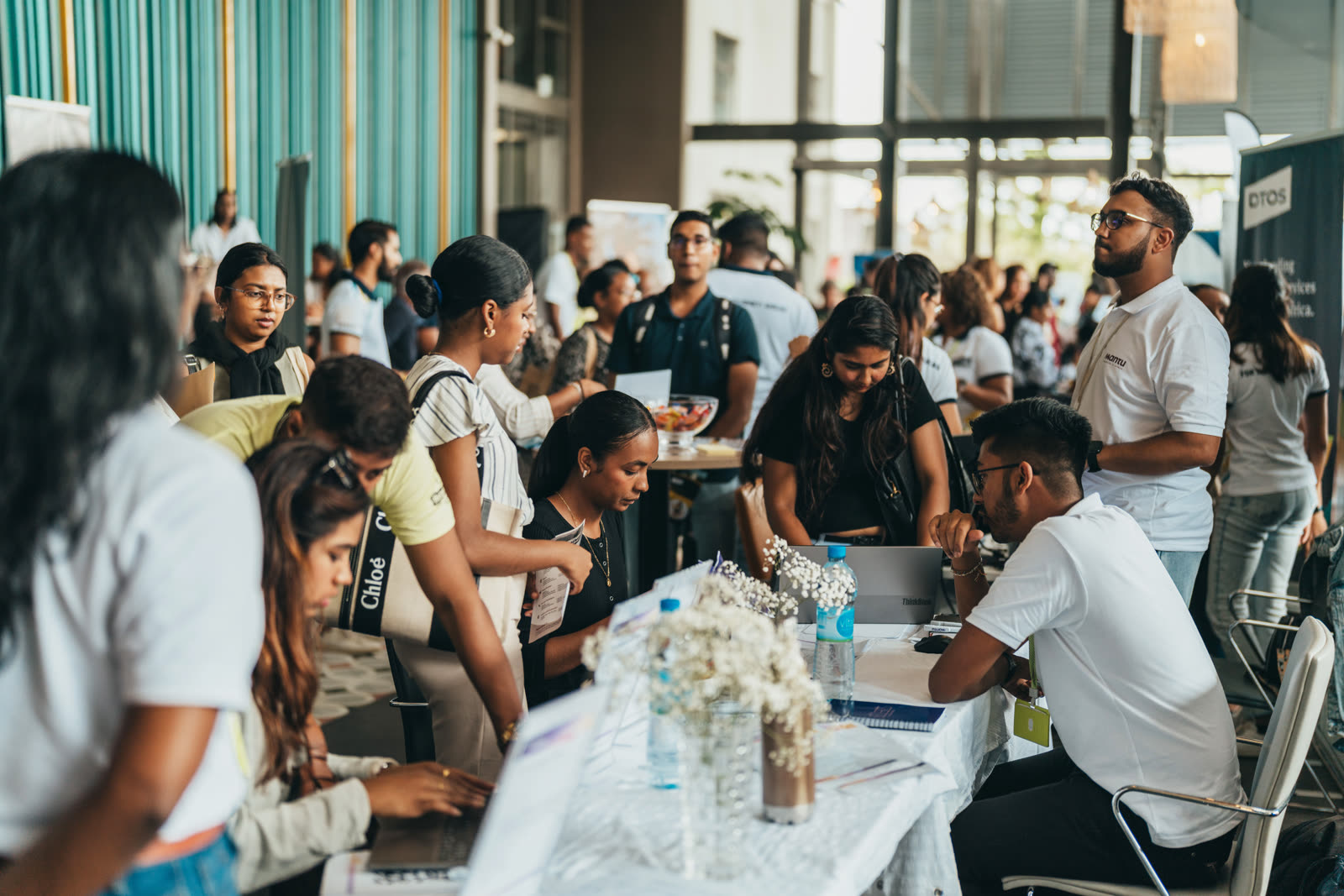 Affluence lors du job fair