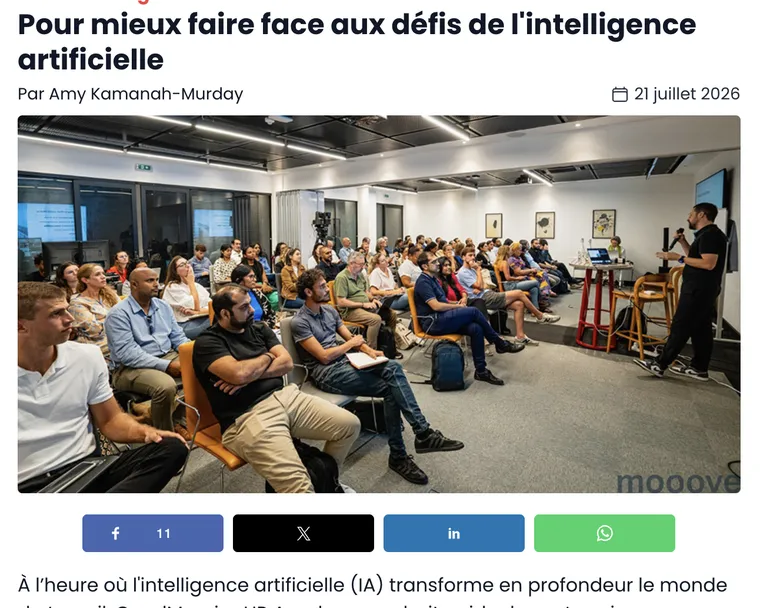 Coupure de presse : Pour mieux faire face aux défis de l'intelligence artificielle